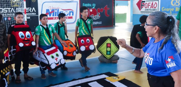 Educação no trânsito chega às escolas de Mocajuba